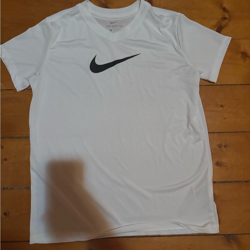 Nike Youth White Short Sleeve Tee